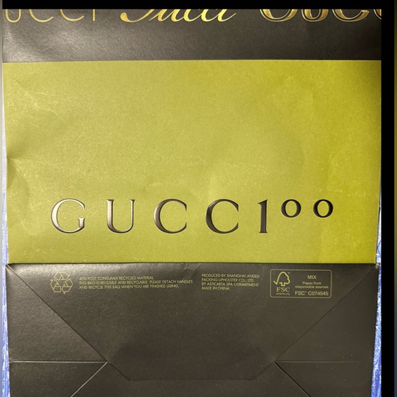 Gucci authentic medium Paper Bag - Picture 2 of 3